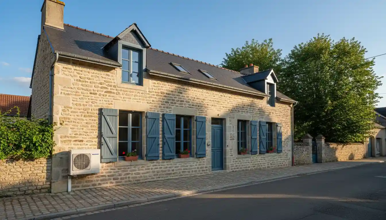 Installation pompe à chaleur à Montierchaume